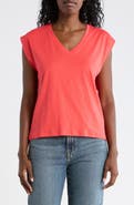 Nordstrom V-Neck Pima Cotton T-Shirt