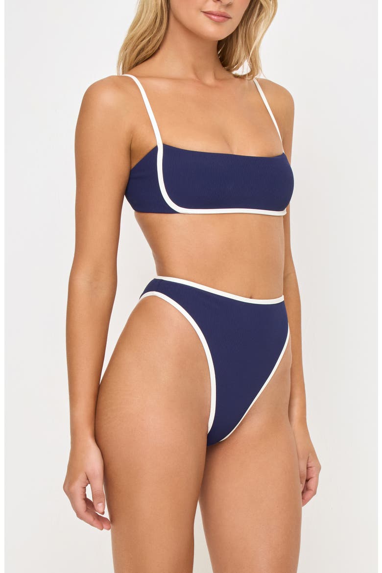 Nora Bitsy Bikini Bottoms, Alternate, color, MIDNIGHT/ CREAM