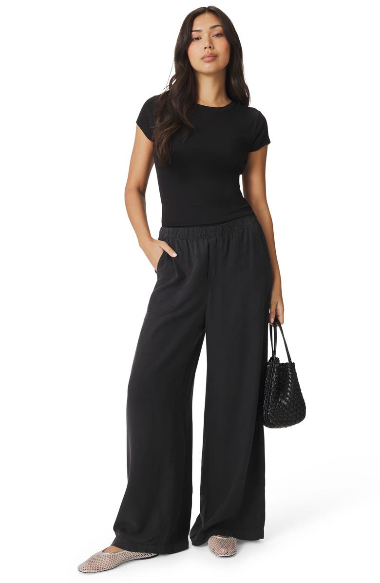 Splendid Josie Stretch Jersey T-Shirt, Alternate, color, Black