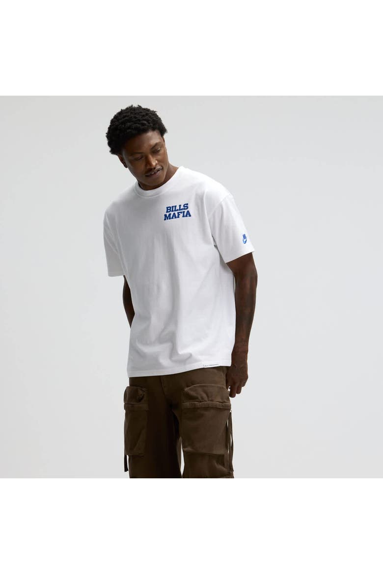Men's Nike White Buffalo Bills 2025 Rivalries Collection Essential Max90 T-Shirt, Main, color, White