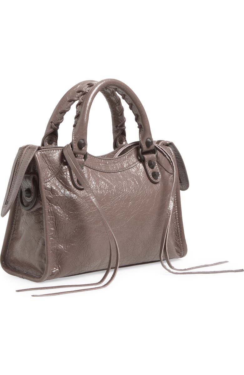 Balenciaga Mini Le City Bag, Alternate, color, 5848 Dark Noix