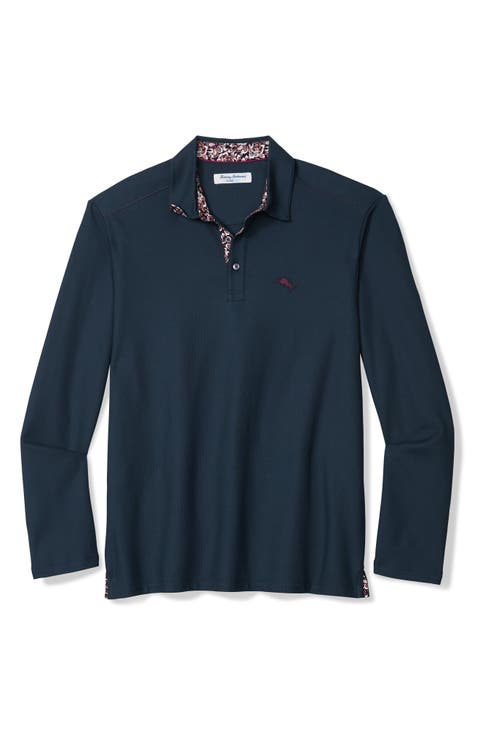 Luxe Botanic Long Sleeve Polo