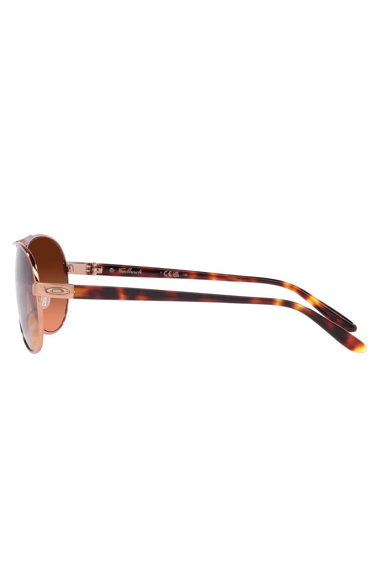 Oakley Feedback 59mm Prizm<sup>™</sup> Gradient Pilot Sunglasses, Alternate, color,