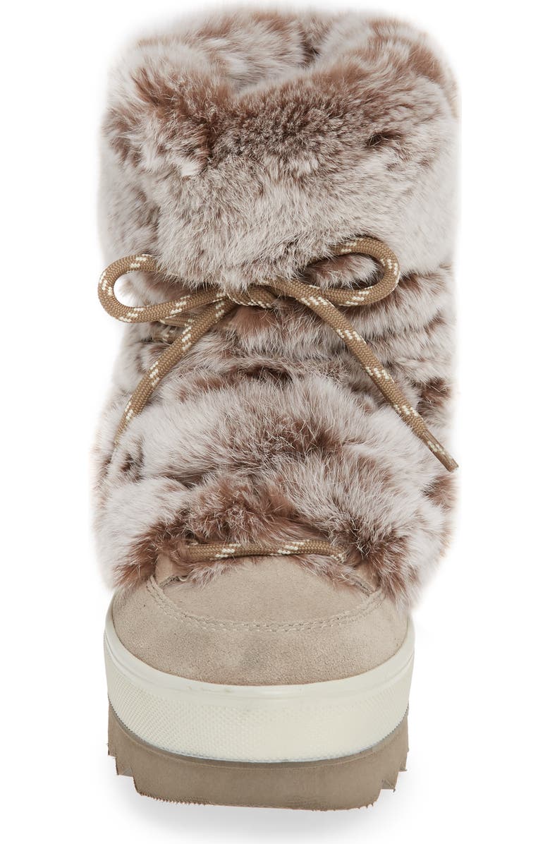 Cougar Vivian Limited Edition Genuine Rabbit Fur Boot, Alternate, color,