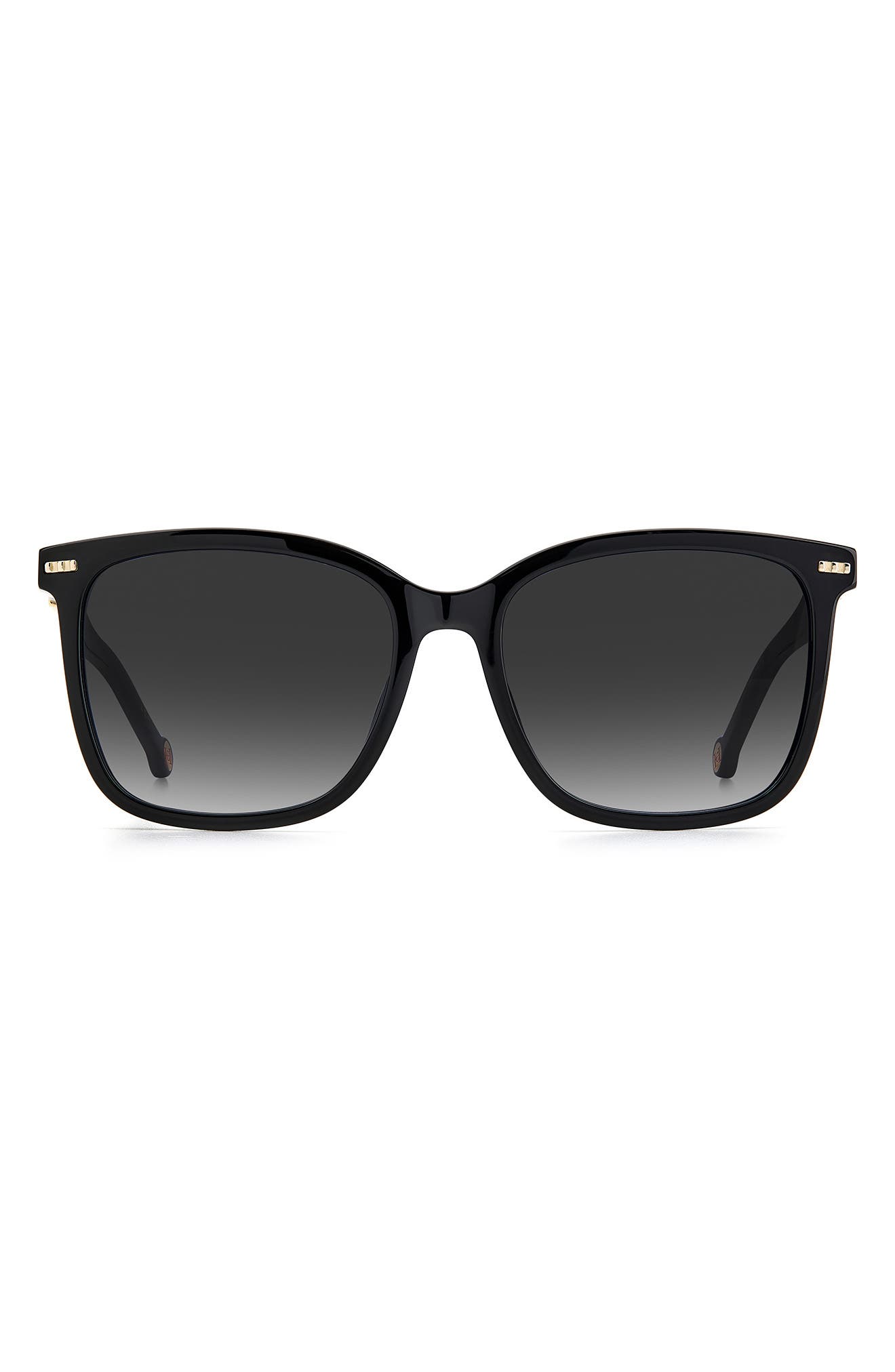 57mm Gradient Square Sunglasses