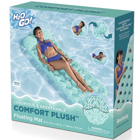 Comfort Plush Inflatable Floating Pool Mat