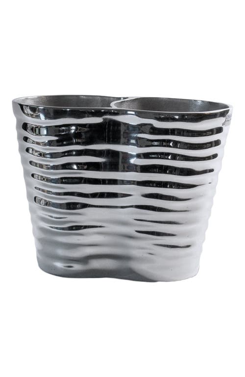 Lunares Aquos Wine Chiller W/ Ice Pocket In Blue