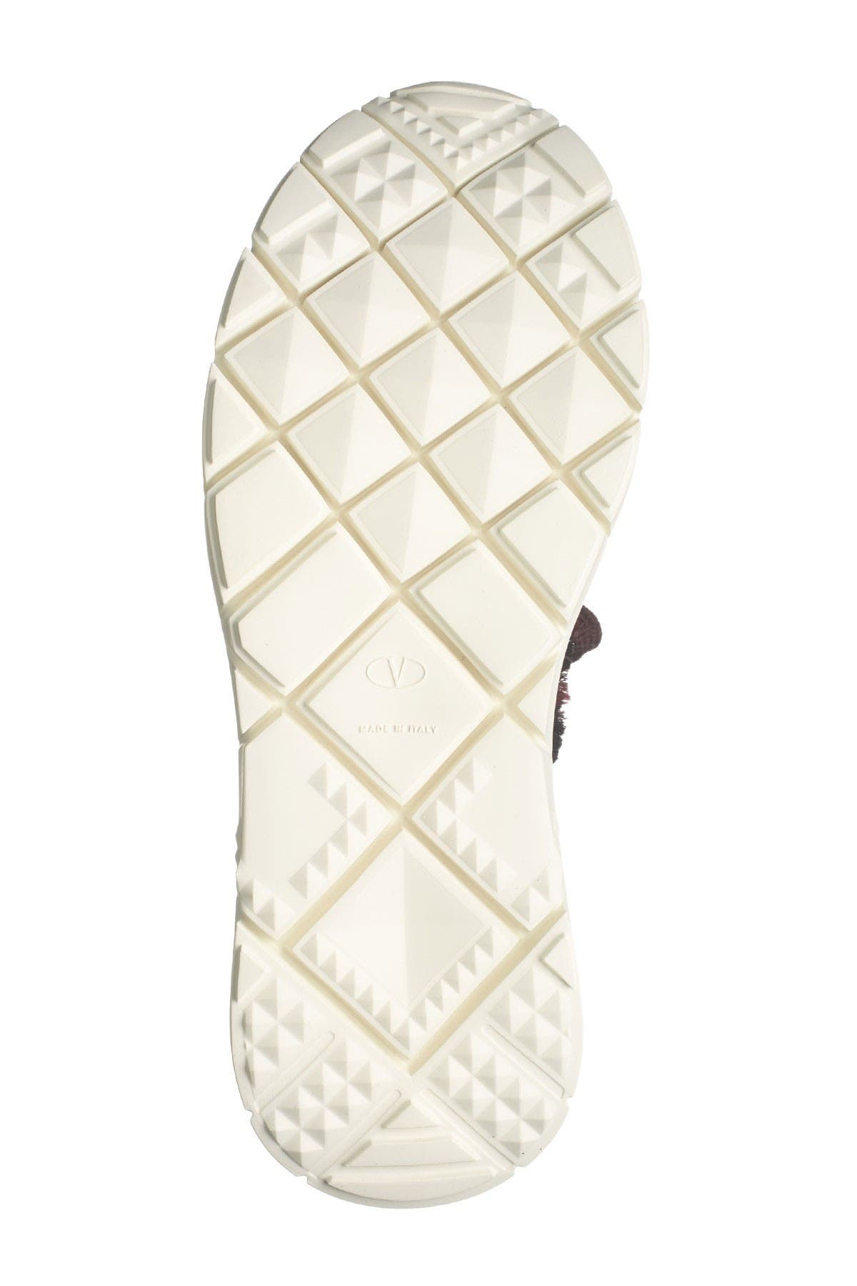 Valentino Garavani Fringe Sock Stretch Sneaker, Alternate, color, 