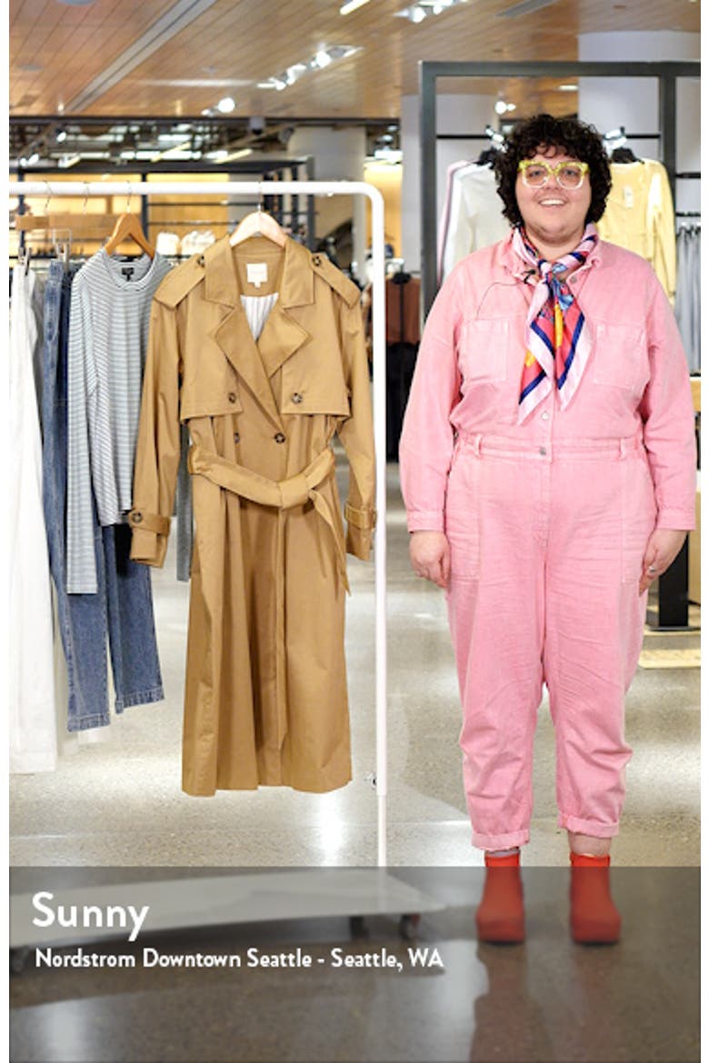 The Charles Tie Waist Double Breasted Trench Coat video