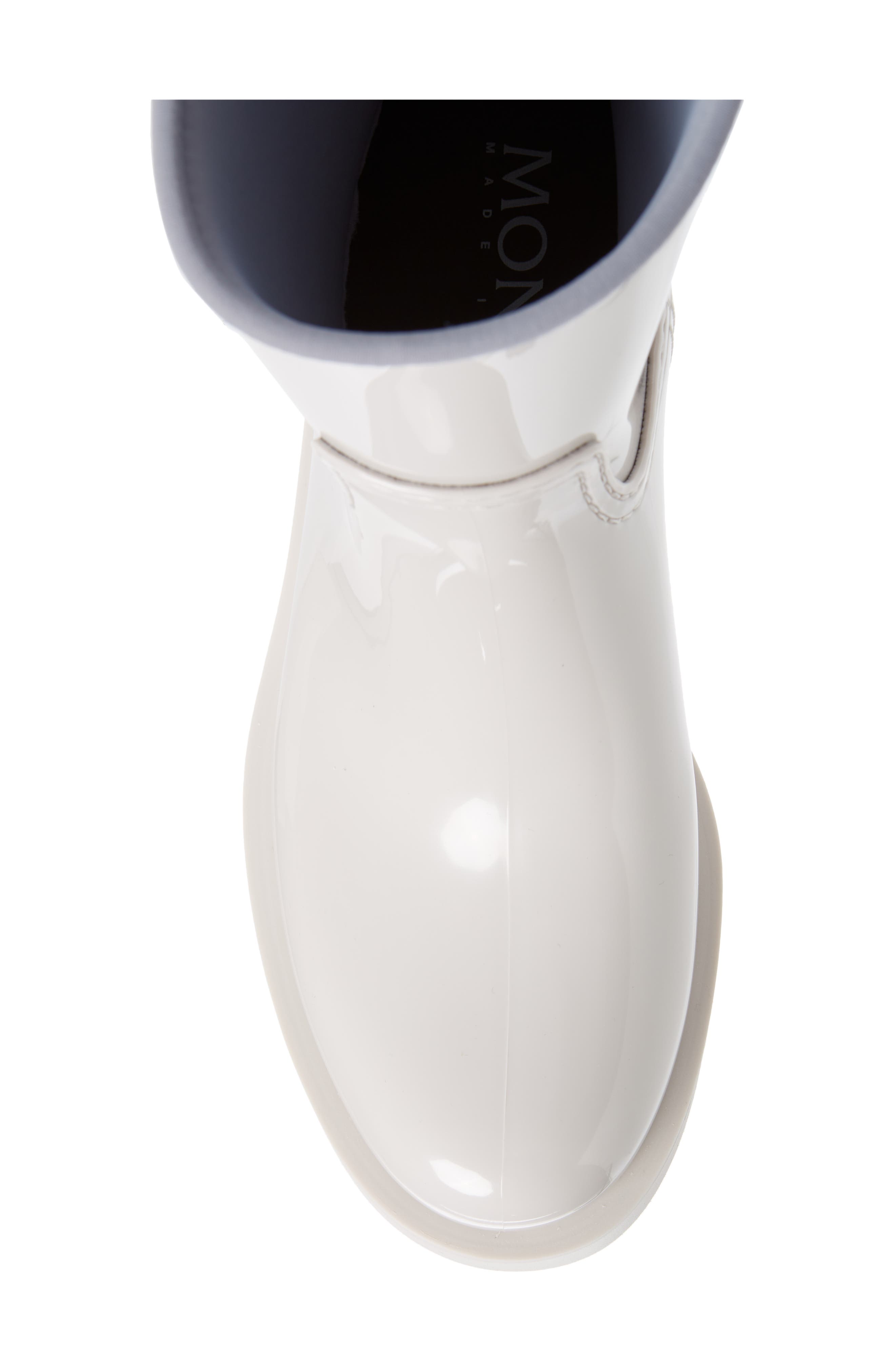 Moncler Ginette Logo Waterproof Rain Boot, Alternate, color, 