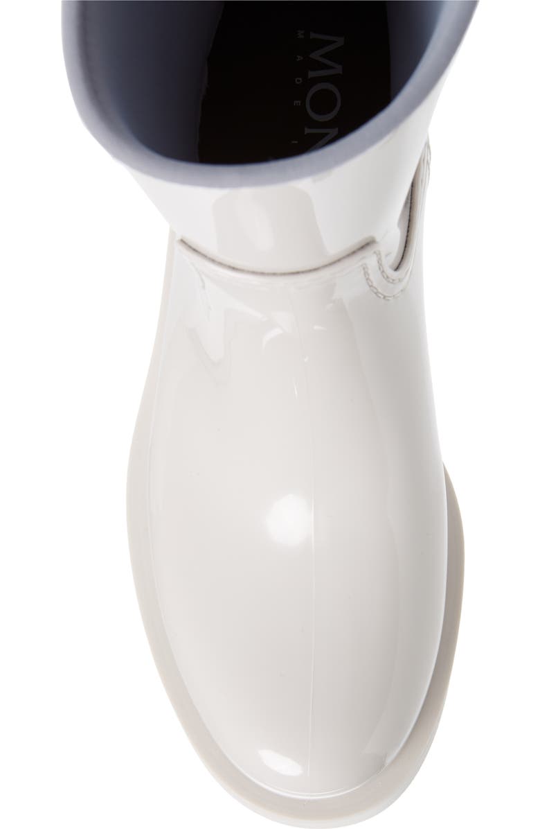 Moncler Ginette Logo Waterproof Rain Boot, Alternate, color,