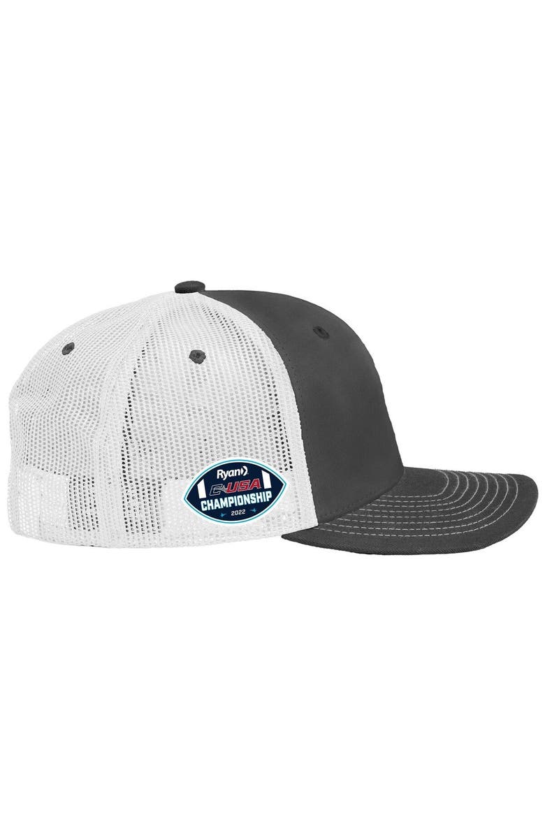 ZEPHYR Men's Zephyr Charcoal/White Texas San Antonio Roadrunners 2022 CUSA Conference Champions  Locker Room Adjustable Trucker Hat, Alternate, color, 