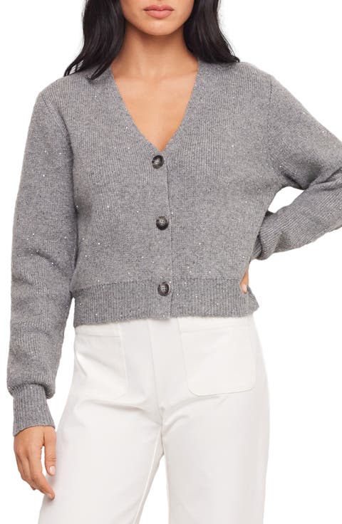Nae Sequin Crop Cardigan
