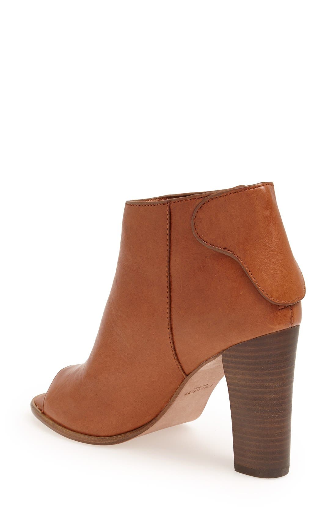 'Labelle' Leather Bootie, Alternate, color, CINNAMON