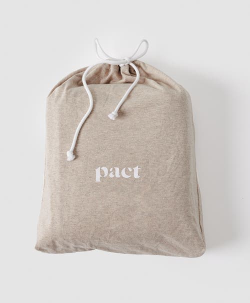 Pact Organic Favorite Tee Jersey Sheet Set In Neutral