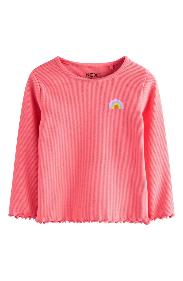 NEXT Kids' Assorted 5-Pack Long Sleeve Rib T-Shirts, Alternate, color, Multi