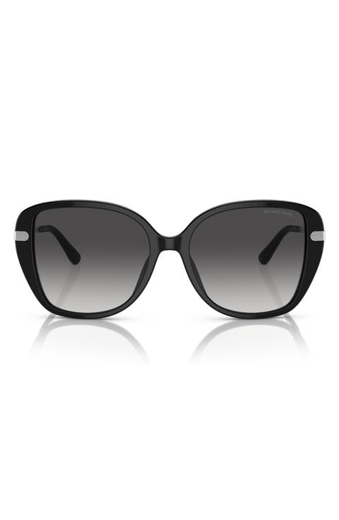54mm Gradient Square Sunglasses