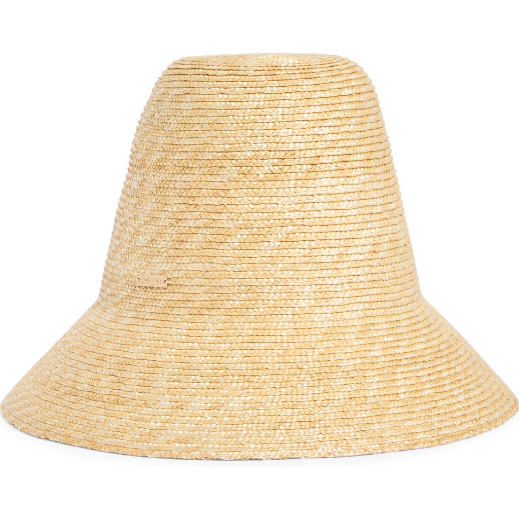 Cult Gaia Mia Rattan Bucket Hat In Natural