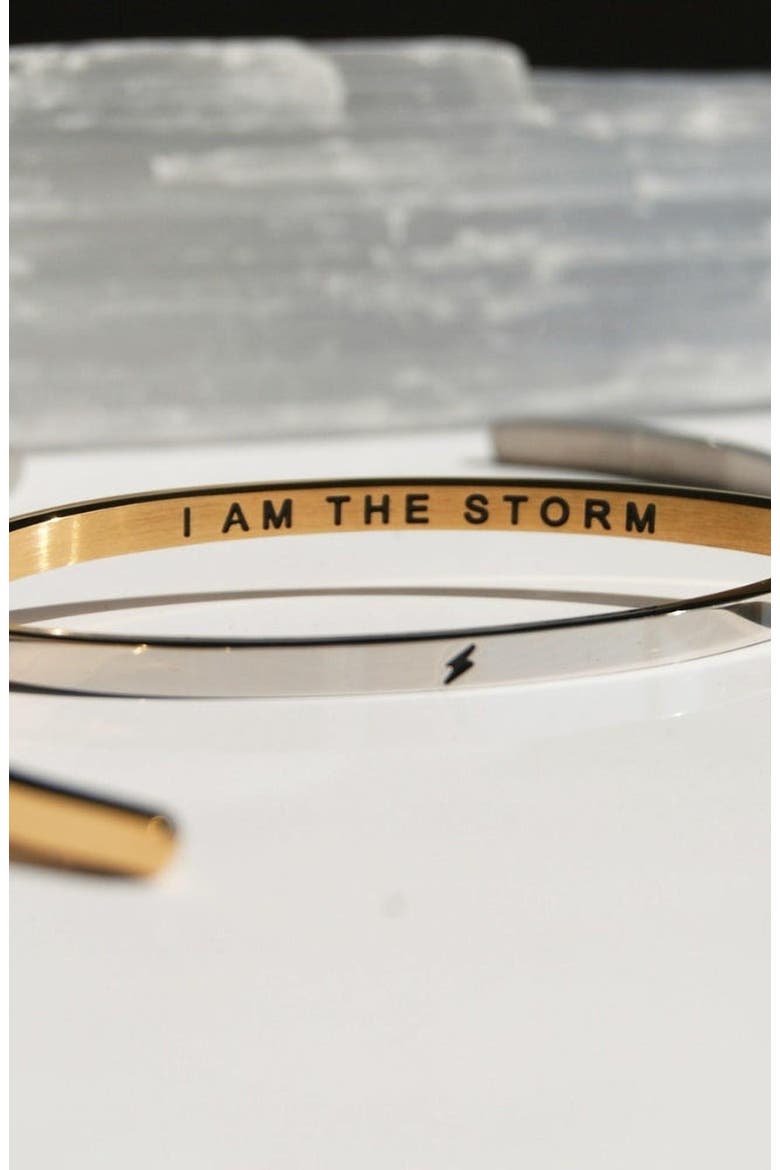 I Am The Storm bracelet, Alternate, color, Inside - Yellow Gold