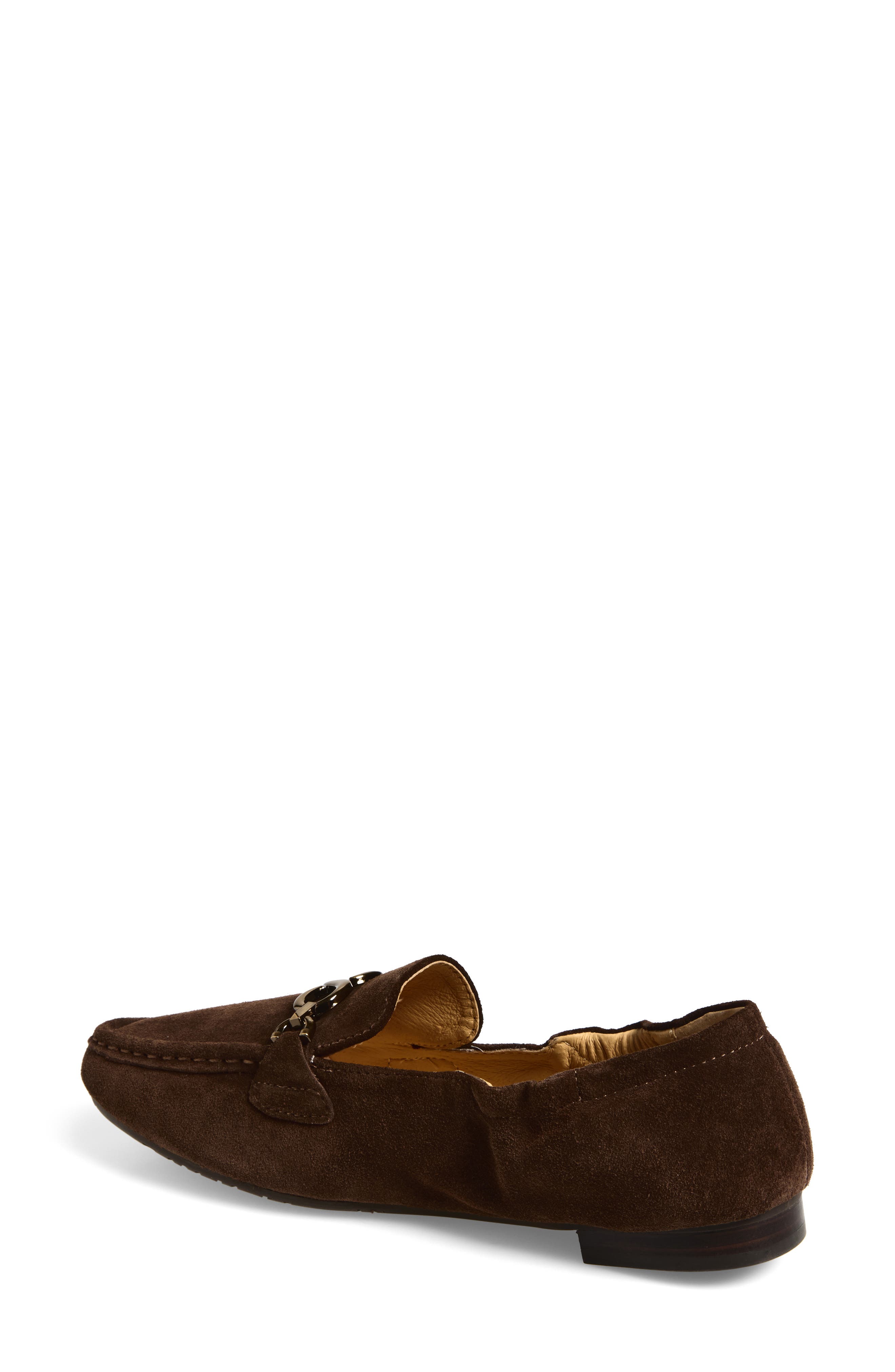 Alison Loafer, Alternate, color, CHOCOLATE SUEDE