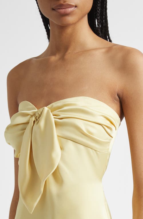 Ramy Brook Orion Satin Bodice Strapless Minidress