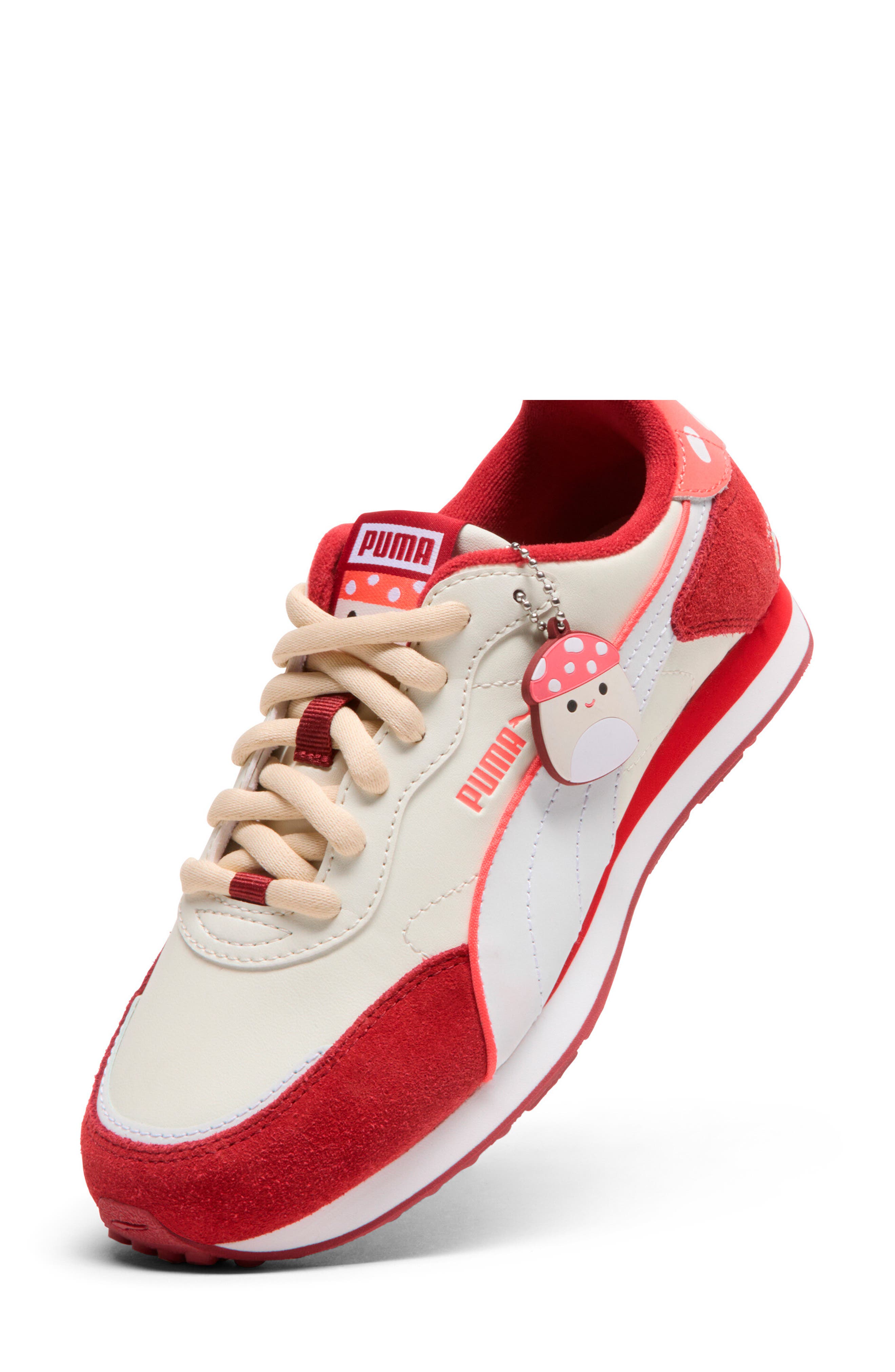 PUMA St Miler Rose Malcom Sneaker, Alternate, color, Dark Crimson-Puma White