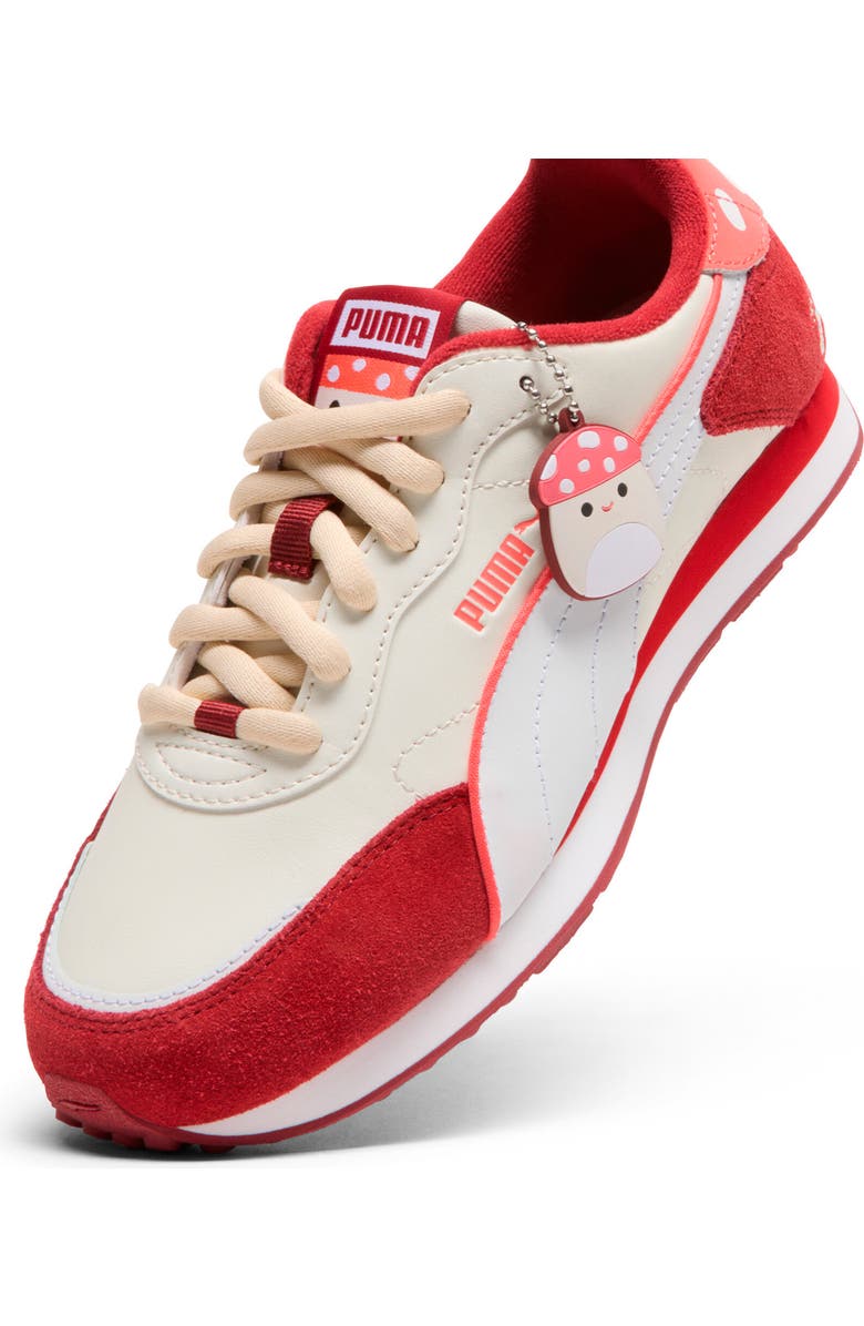 PUMA St Miler Rose Malcom Sneaker, Alternate, color, Dark Crimson-Puma White