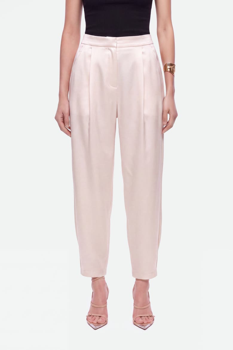 High Waist Balloon Leg Trousers, Main, color, Ivory