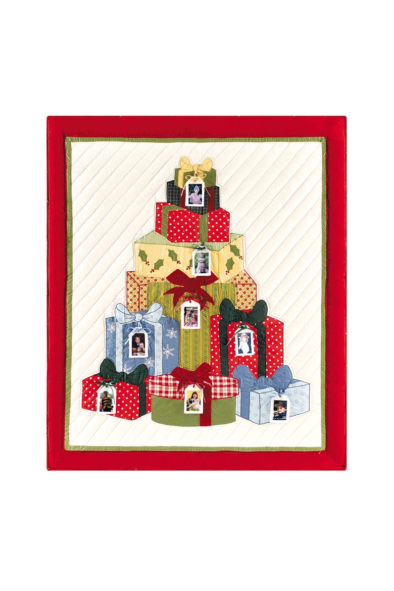 Christmas Gift w/ Photos 50" x 60" Accent Throw Blanket, Main, color, Off-White