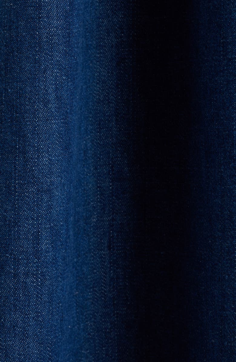 Elie Tahari The Laylee Denim Skirt, Alternate, color, Dark Denim