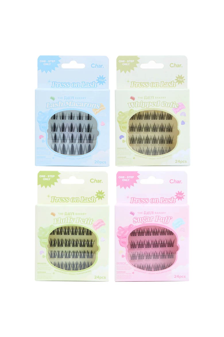 The Soft Bakes Bundle of Fluffy Bakery Pre-Glued 24-Hour Wear Lashes, Main, color, Black