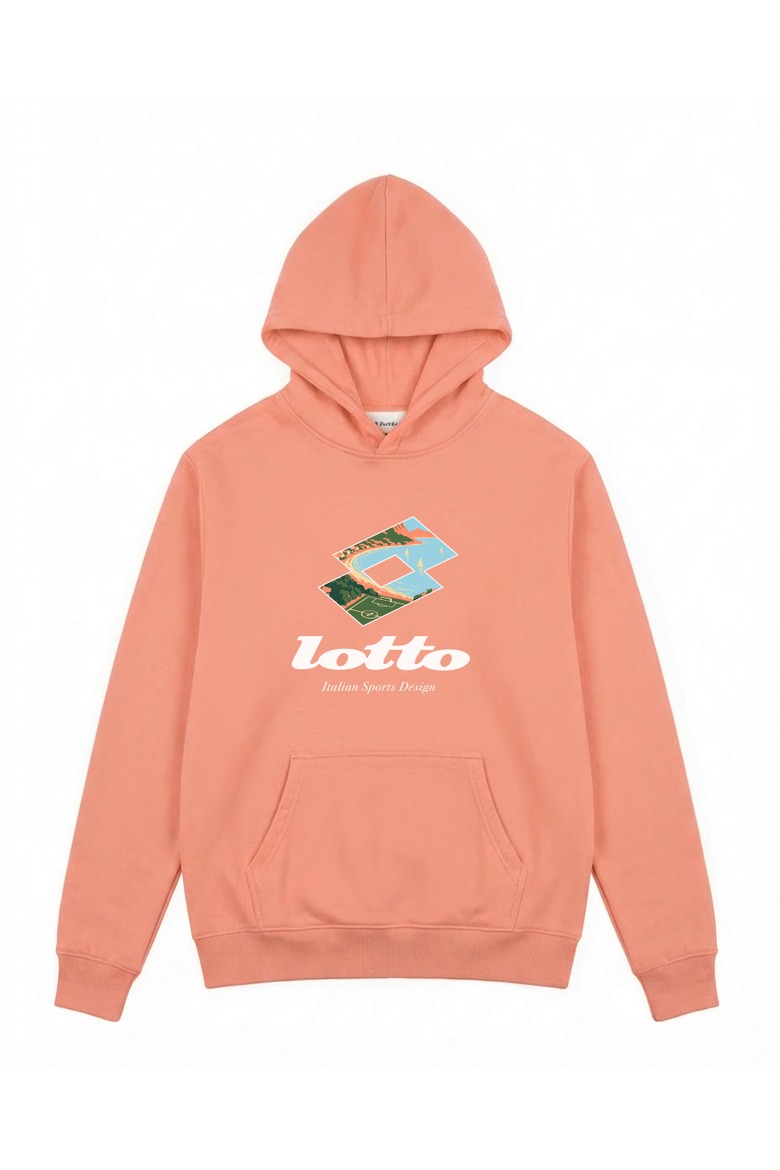 Invitational Men's Organic Cotton Hoodie, Alternate, color, Pink
