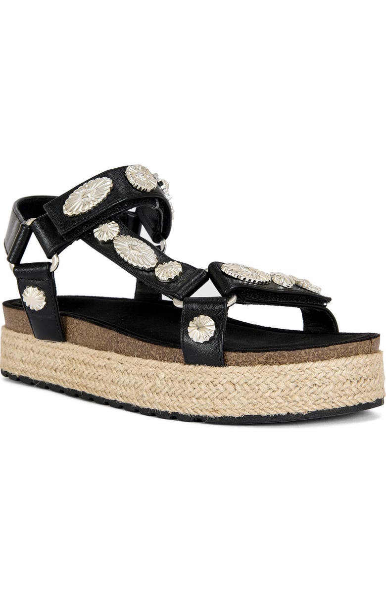 AZALEA WANG Watkins Ankle Strap Platform Sandal, Main, color,