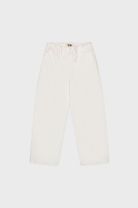 Organic Cotton Drawstring Straight Leg Jean