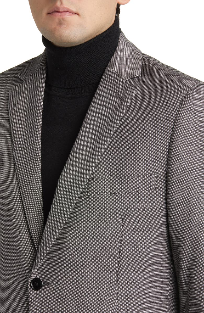 DANIEL HECHTER Textured Wool Blazer, Alternate, color, Grey
