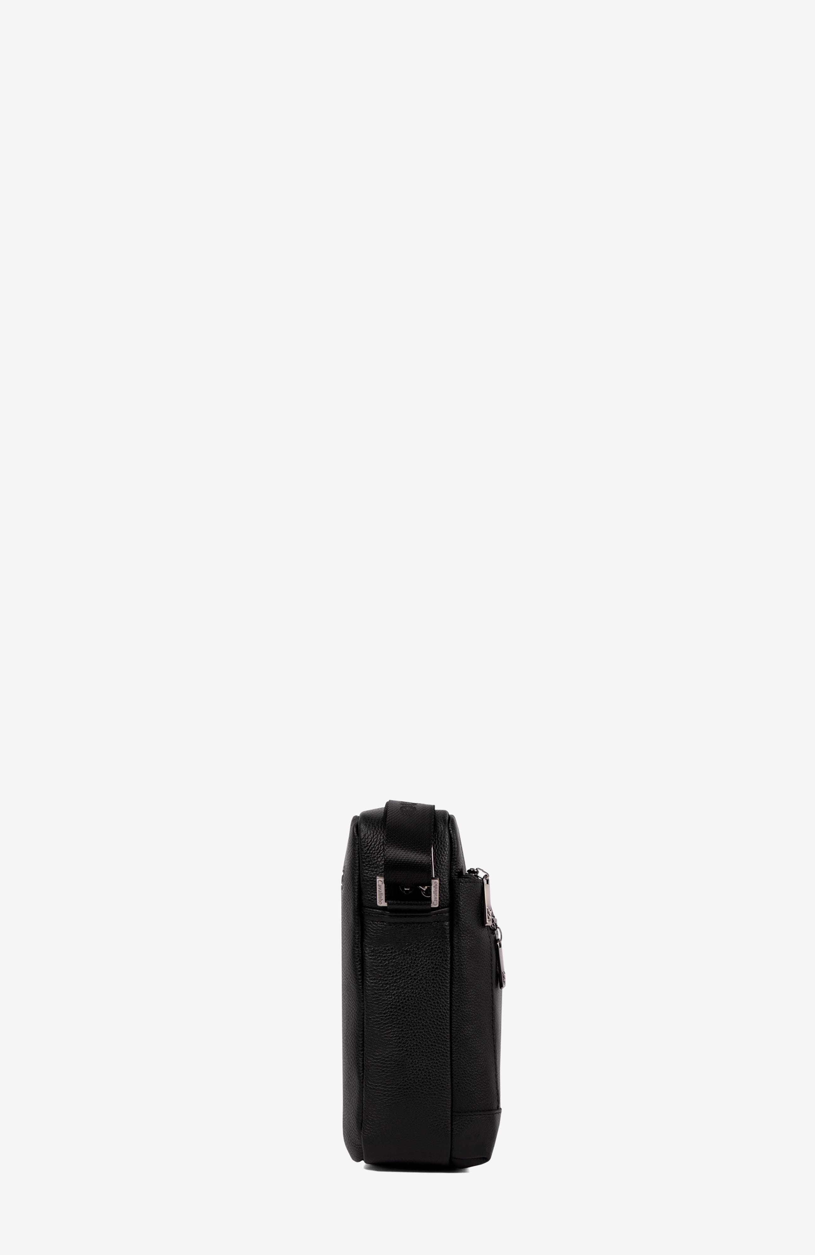 El Cavaleiro Leather Traveler Crossbody Bag 632, Alternate, color, Black