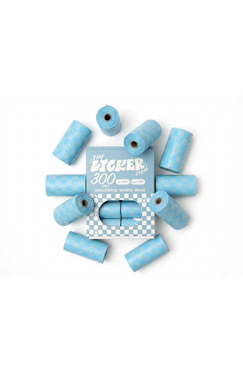 The Licker Store 13 in. x 9 in. Extra Thick Leak Proof Unscented Dog Poop Bags, Blue, Alternate, color, 540 Count, 36-Rolls