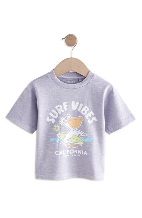 Kids' Surf Vibes Cotton Graphic T-Shirt (Little Kid)