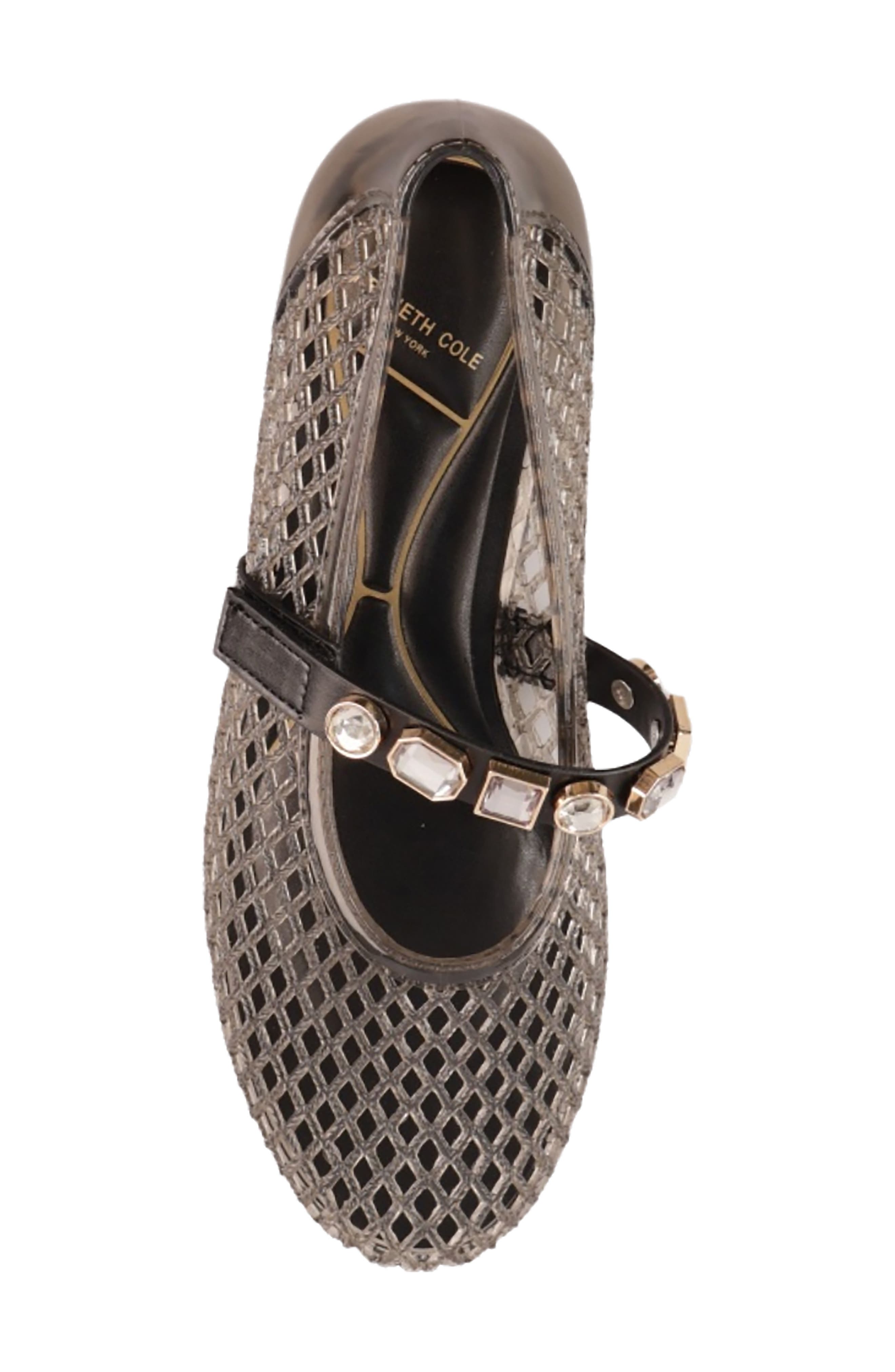 Kenneth Cole Jazzy Jelly Flat, Alternate, color, Smoke