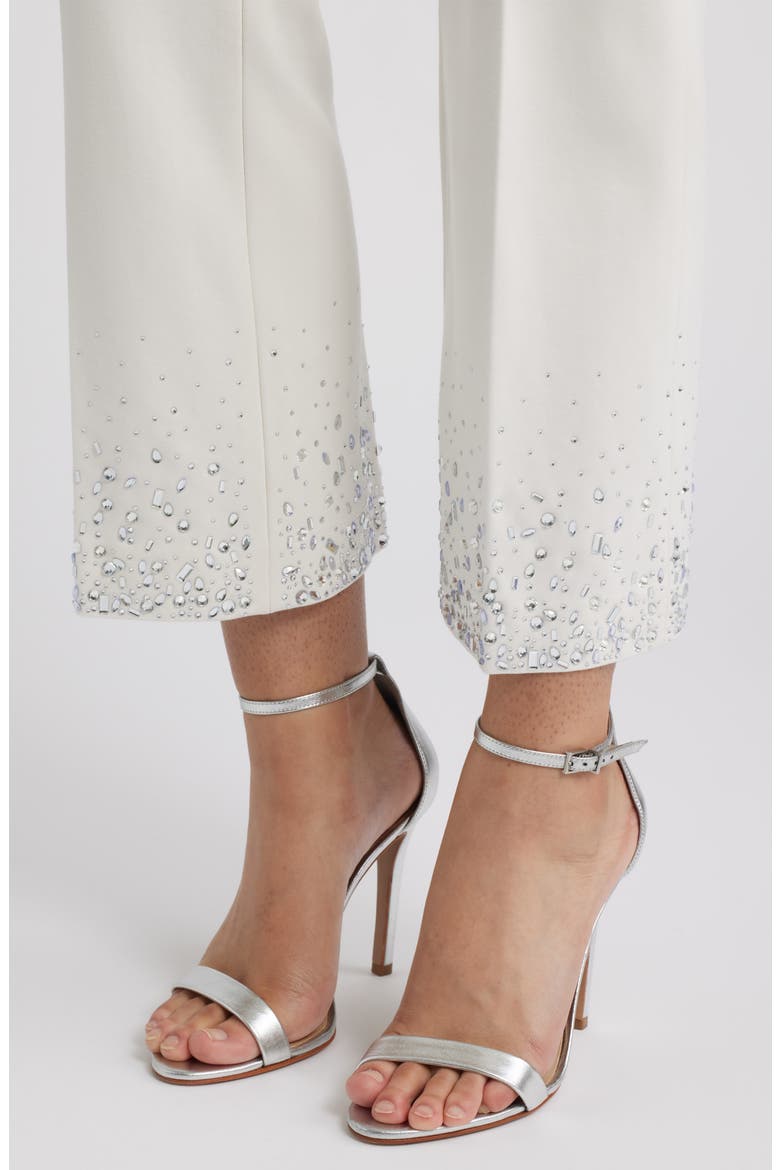 Crop Flare Pants, Alternate, color, WHITE DOVE
