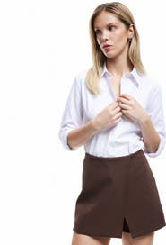Koton Long Sleeve Point Collar Poplin Shirt