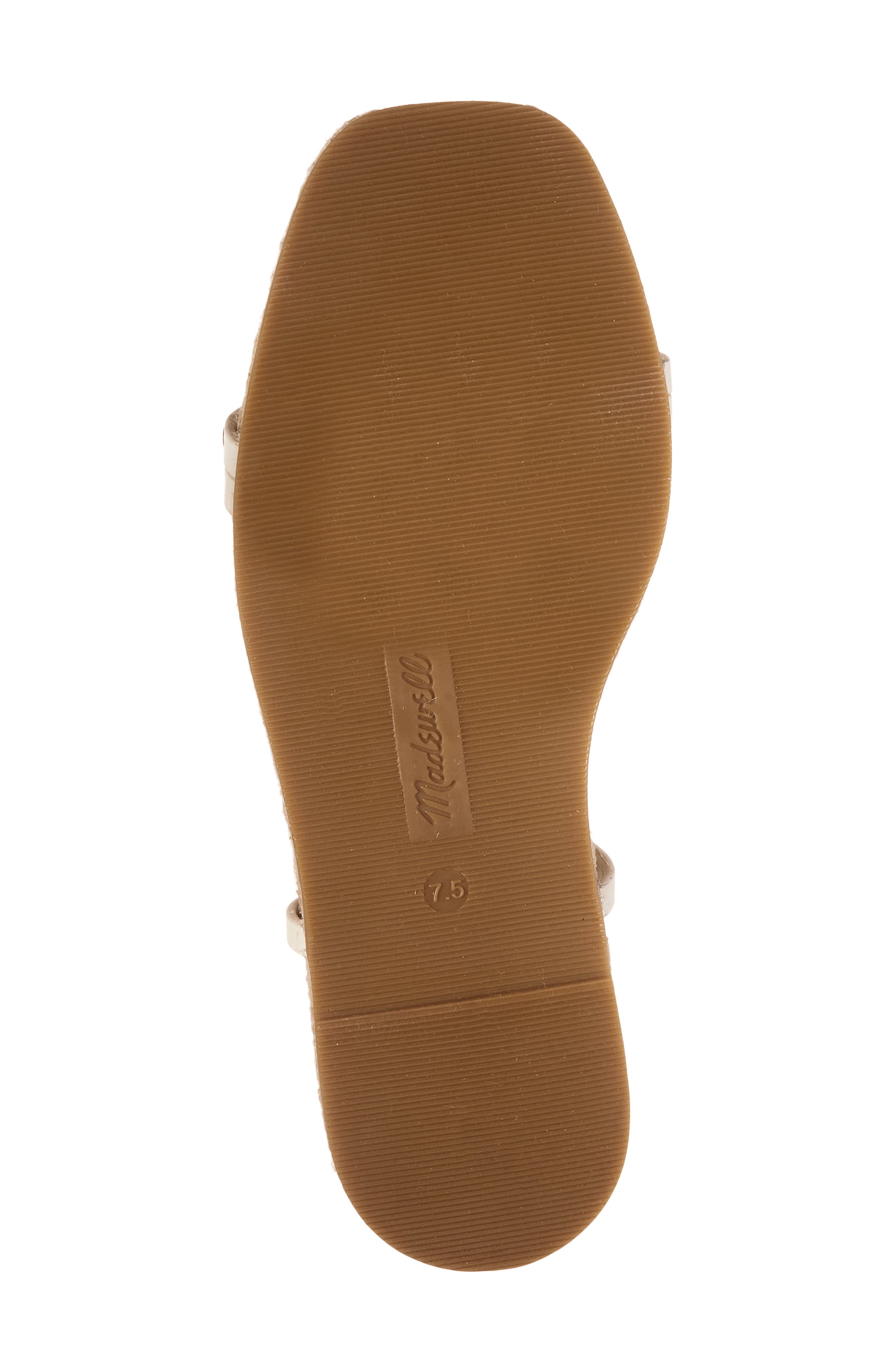 Madewell The Mira Espadrille Sandal, Alternate, color, Ivory