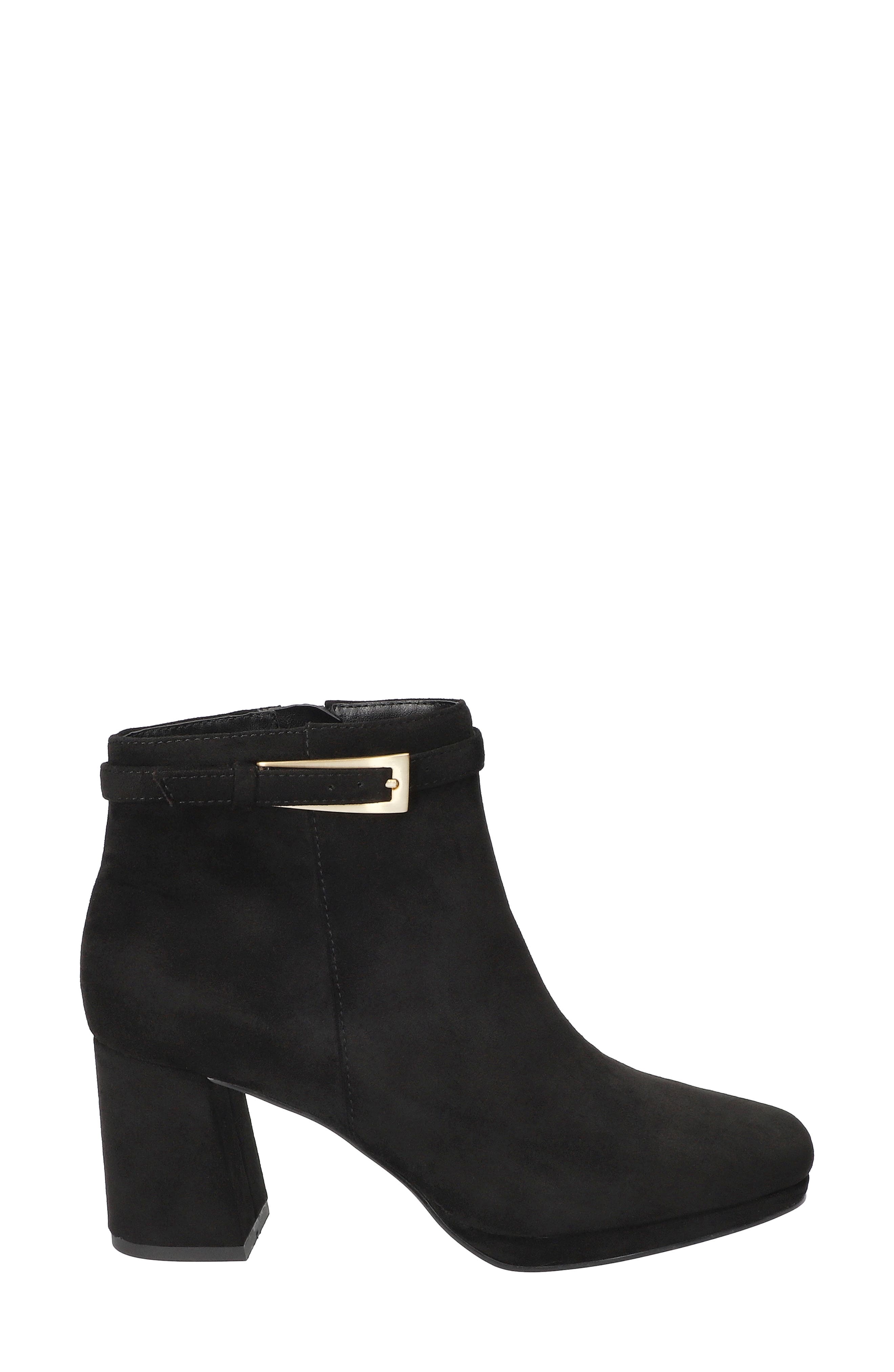 Hudson Platform Bootie, Alternate, color, BLACK SUEDE