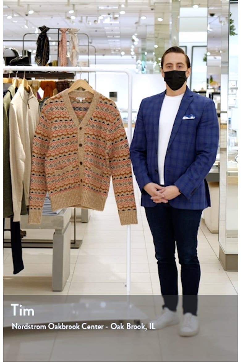 Fair Isle V-Neck Cardigan video