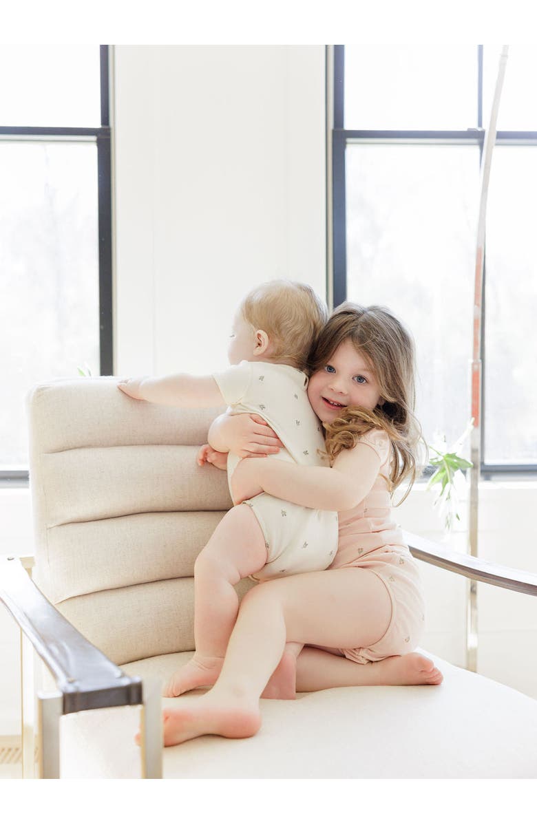 Ely's & Co. Embroidered Collection - Romper, Alternate, color, Ivory Berry