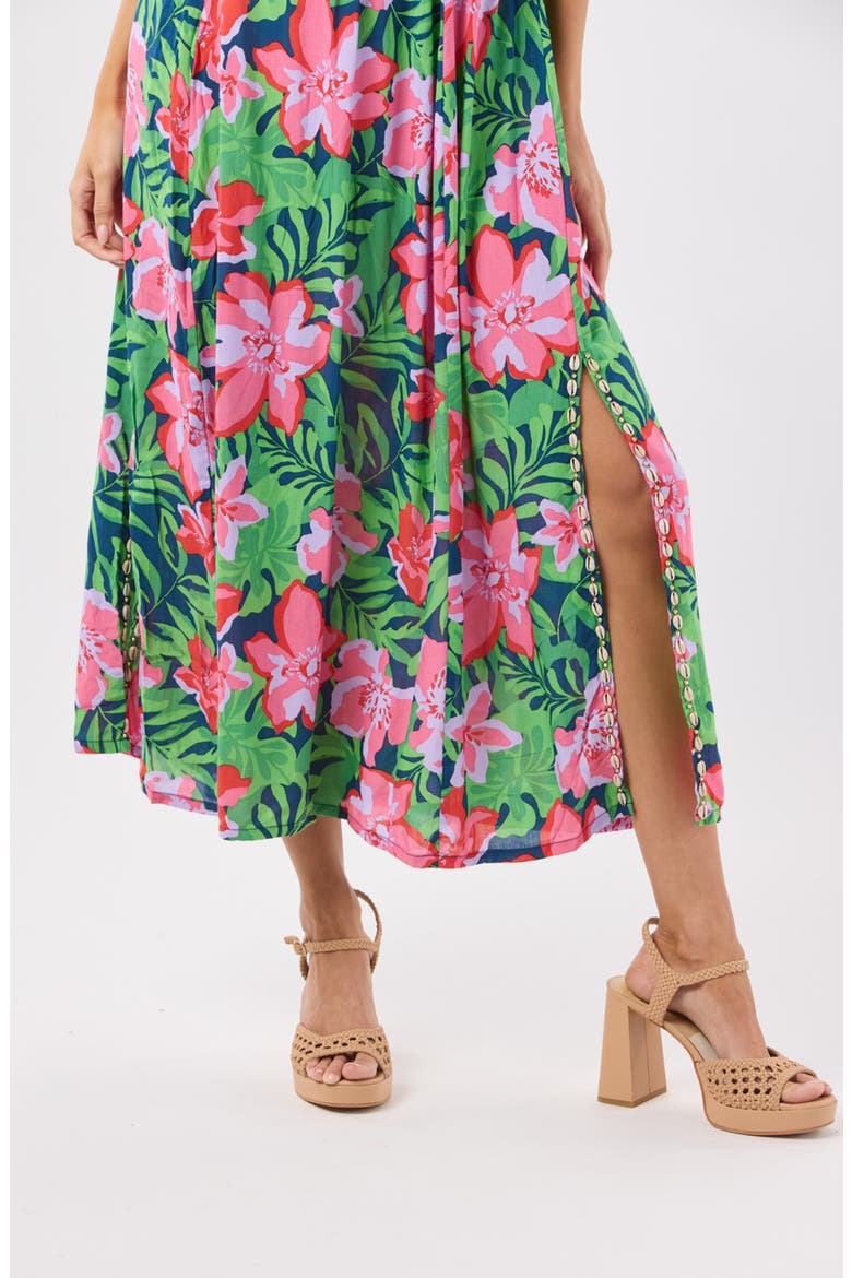 Rio Maxi Dress, Alternate, color, HONDURAS NAVY