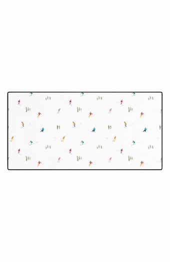 Deny Designs Mountain Ski Pattern Desk Mat