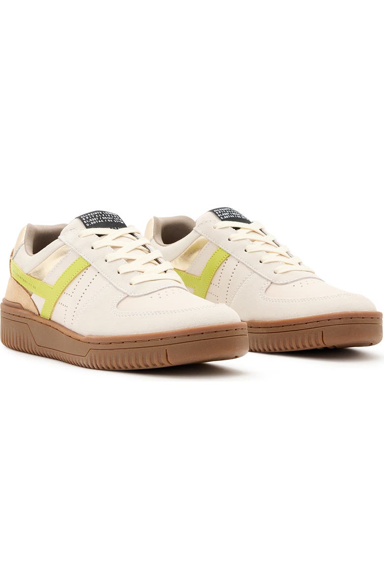 AllSaints Vix Sneaker, Main, color, White/ Brown/ Green