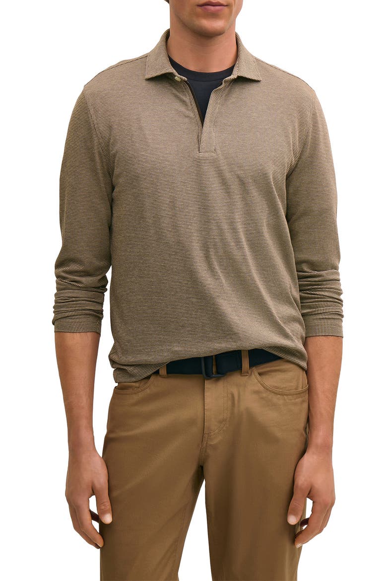 Performance Quarter Zip, Main, color, BROWN MULTI