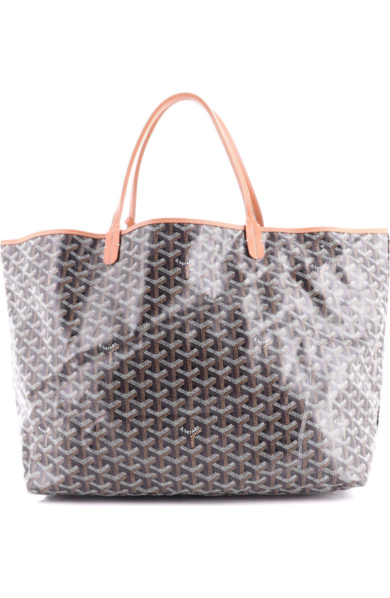 Pre-Owned Goyard Saint Louis Tote Coated Canvas GM, Alternate, color, Brown
